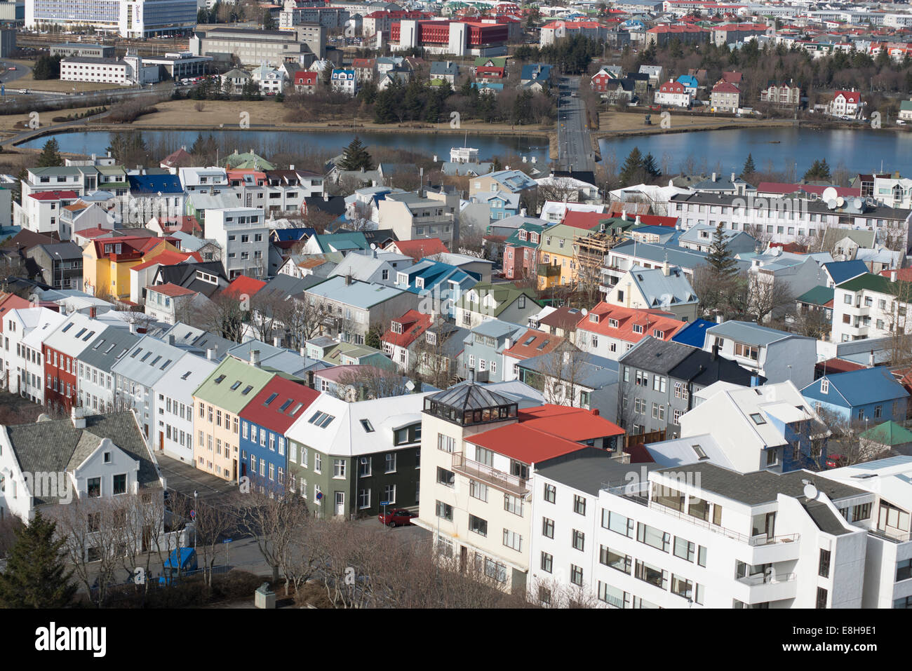 Housing in capital city of Reykjavik, Iceland Stock Photo Alamy