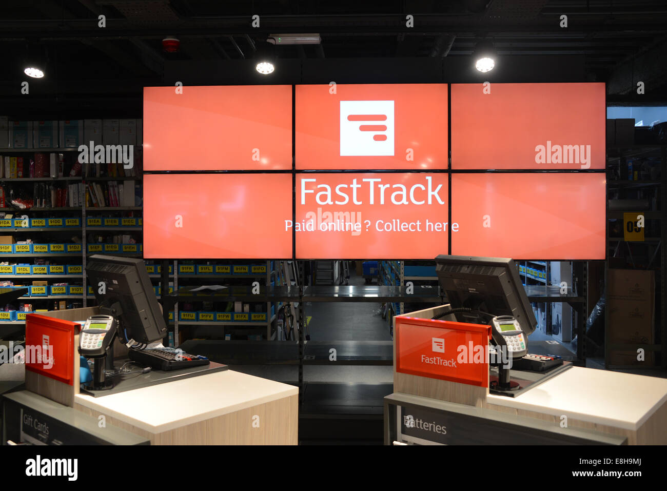 London, UK. 8th October, 2014. Shoppers using Click & Collect can now
