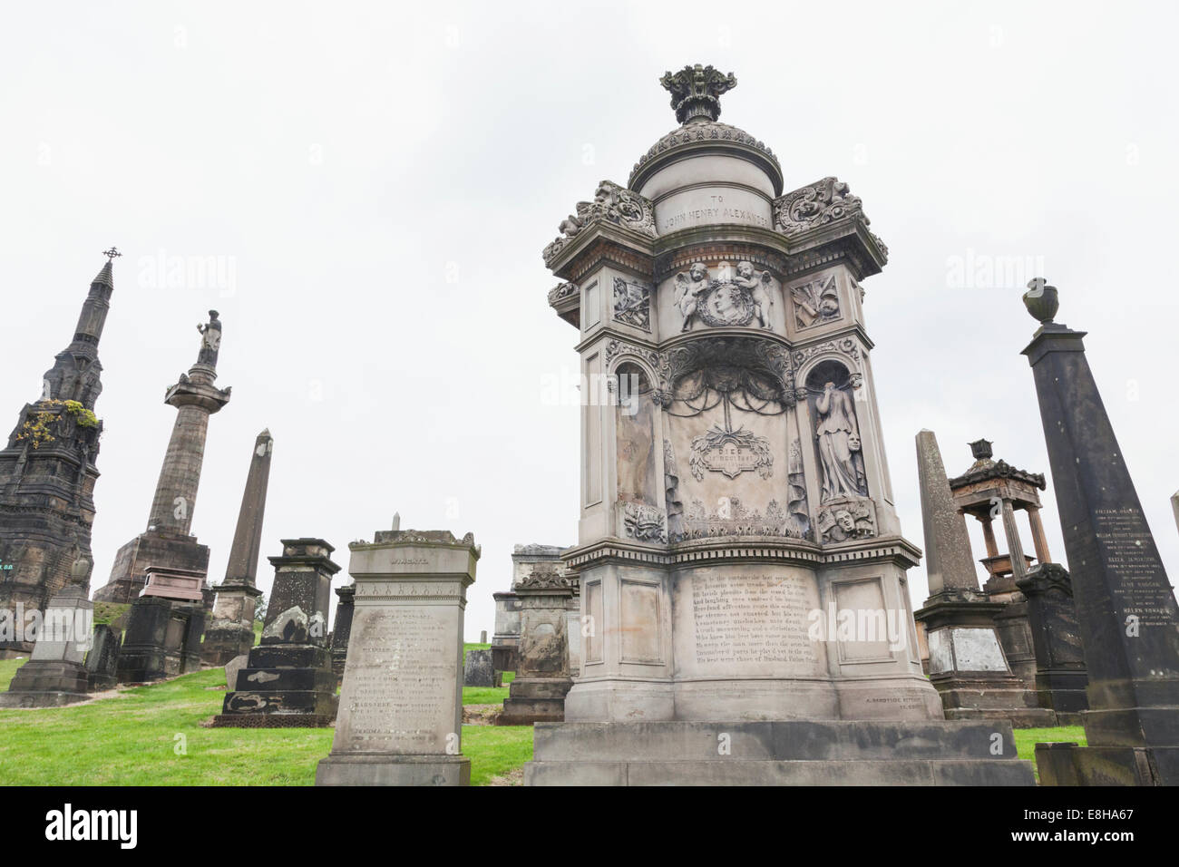Scotland Glasgow Glasgow Cathedral Glasgow Necropolis Victorian Scotland Glasgow Glasgow Cathedral Glasgow Necropolis Victorian