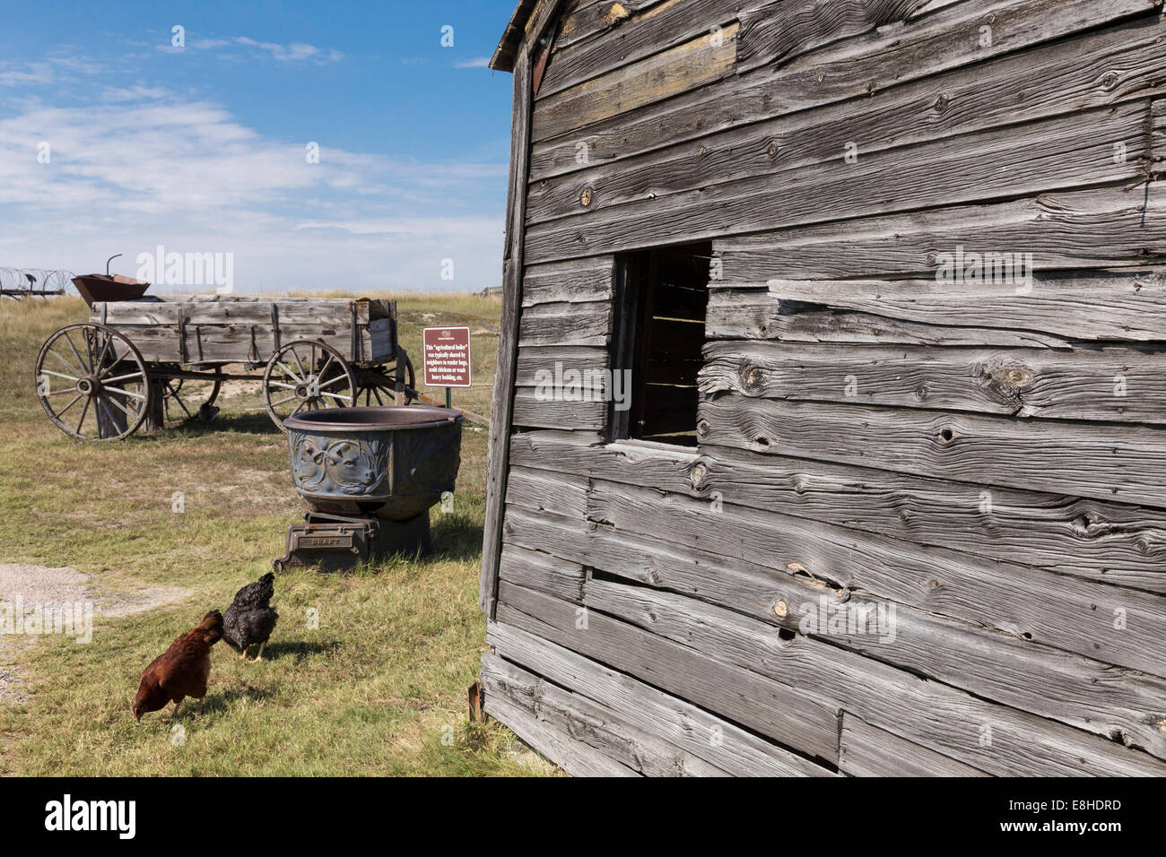 Prairie Homestead Historic Site in Philip, South Dakota, USA Stock