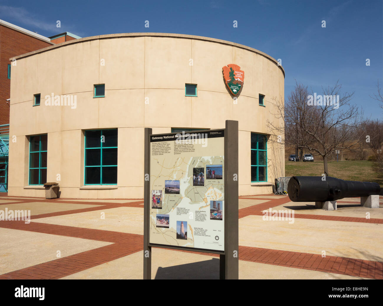 fort Wadsworth visitor center in Staten island New York City Stock