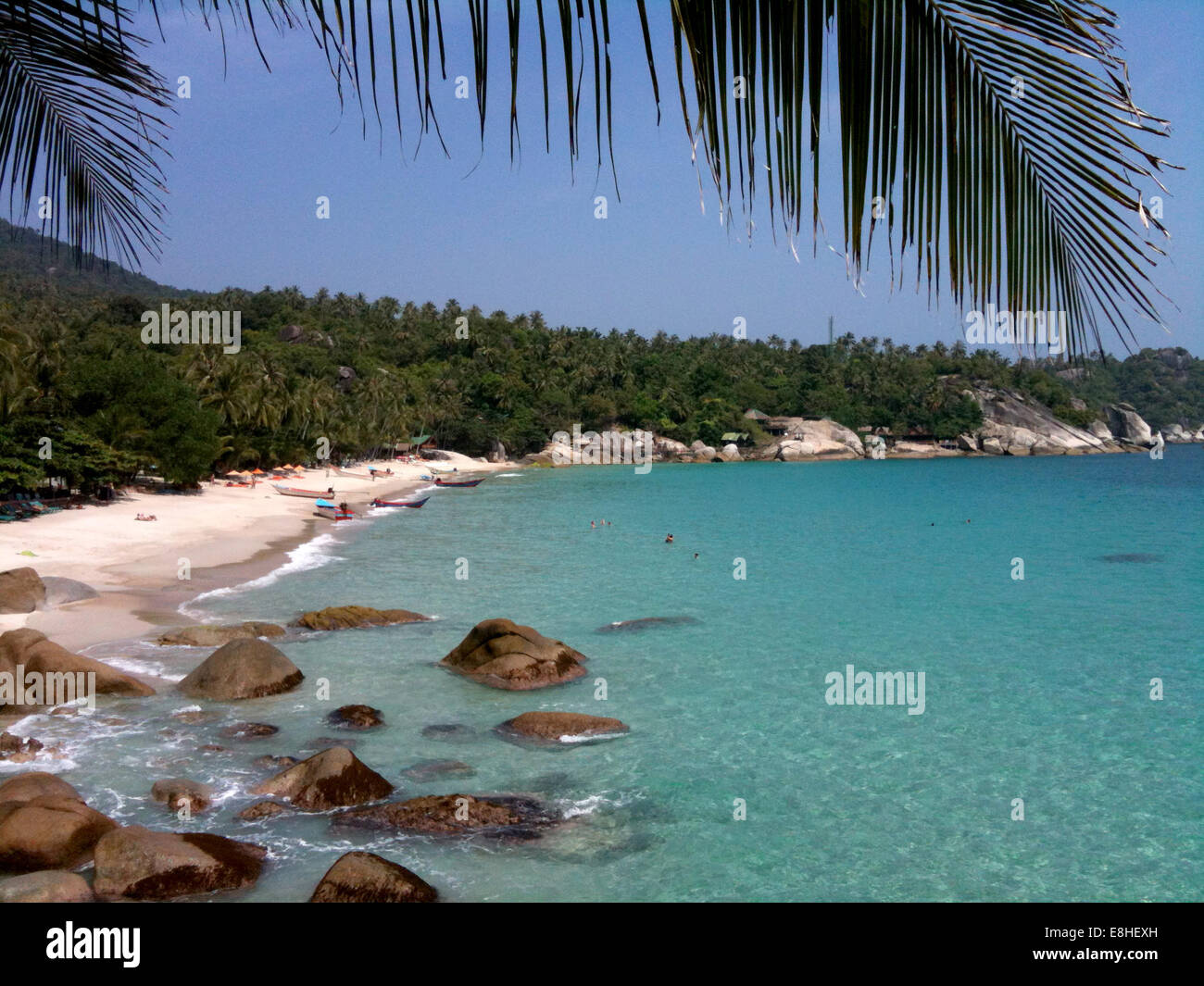 Haad Yuan beach on Koh Phangan in Thailand Stock Photo