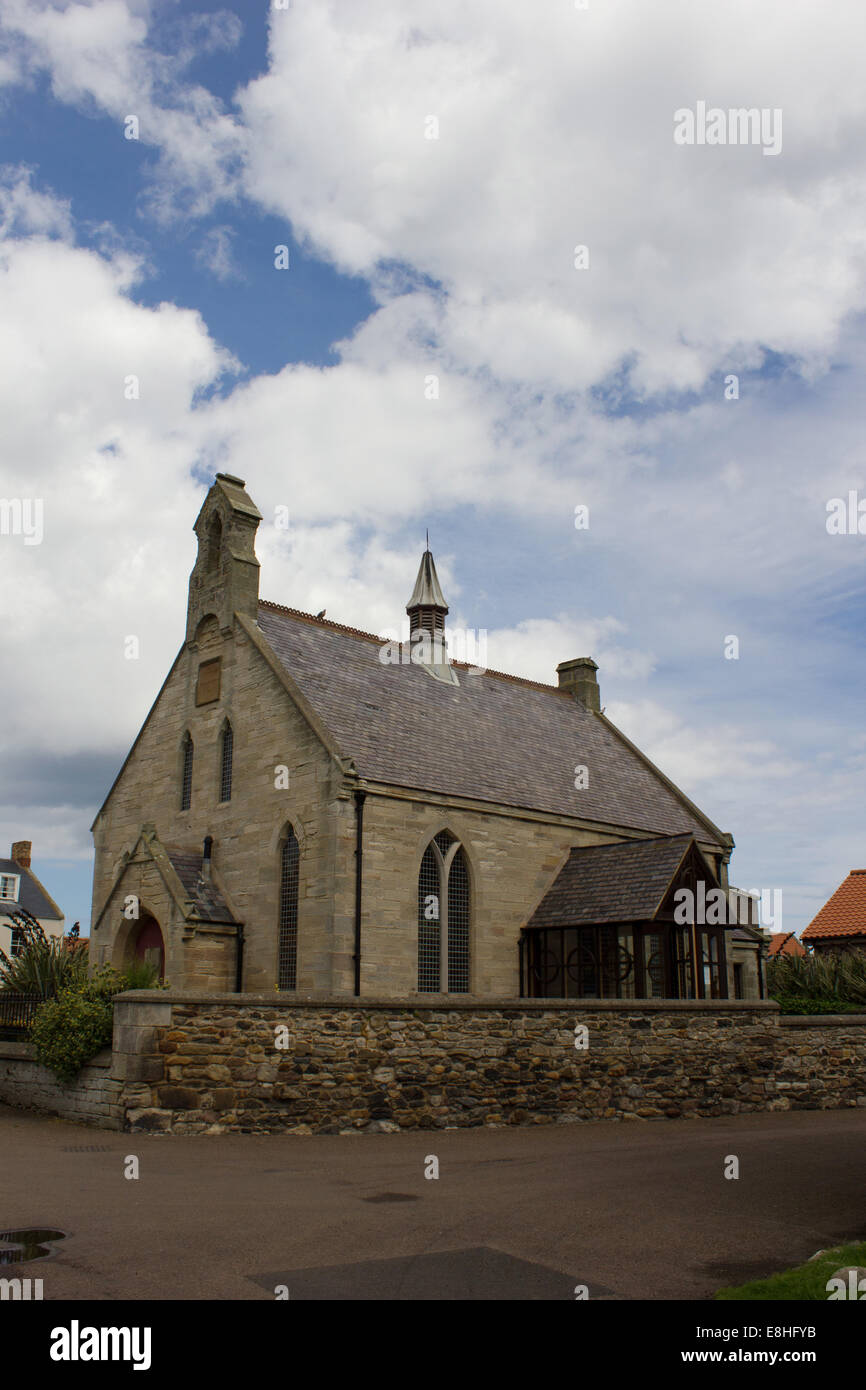 St Cuthbert's Centre Holy Island Northumberland England United Kingdom Great Britain Stock Photo