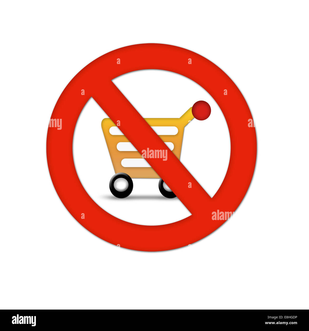 Error shopping cart graphic Stock Photo Alamy