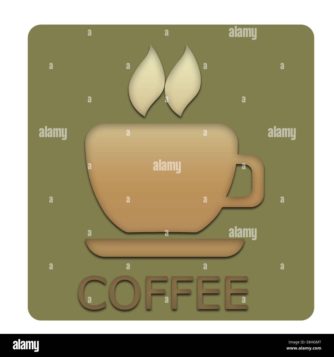 Coffee Cup symbol Stock Photo Alamy