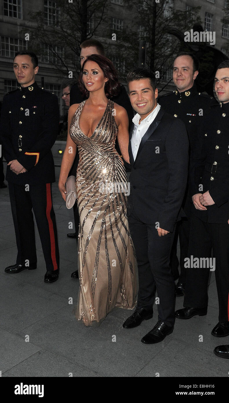 Amy Childs attends Soldiering On Awards at Park Plaza Westminster