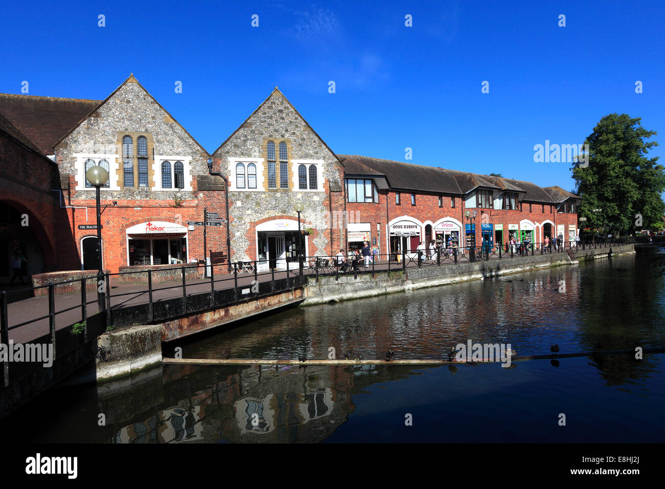 The Maltings Buildings By The River Anton Andover Town Hampshire