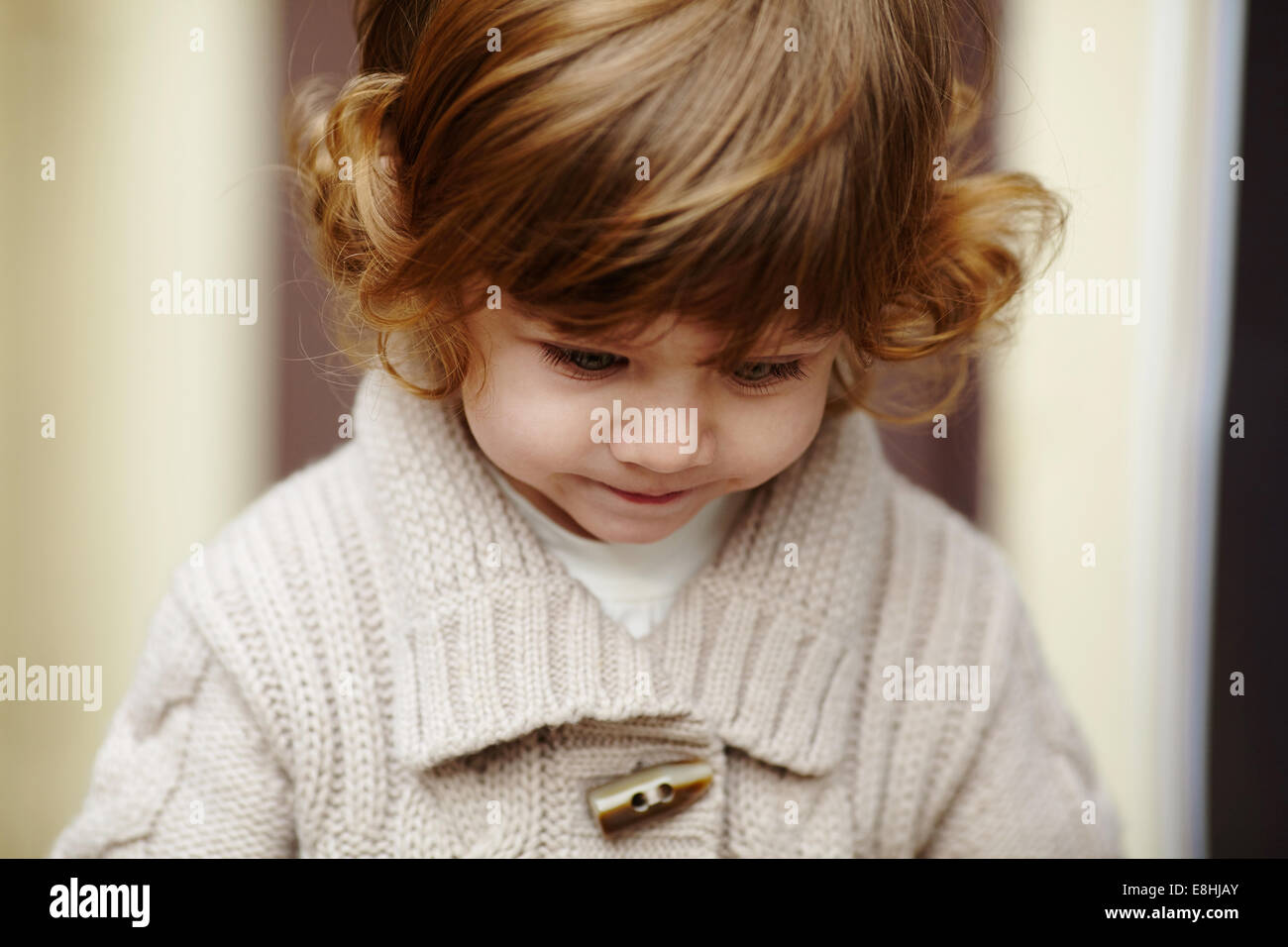 little girl urban stylish portrait Stock Photo Alamy
