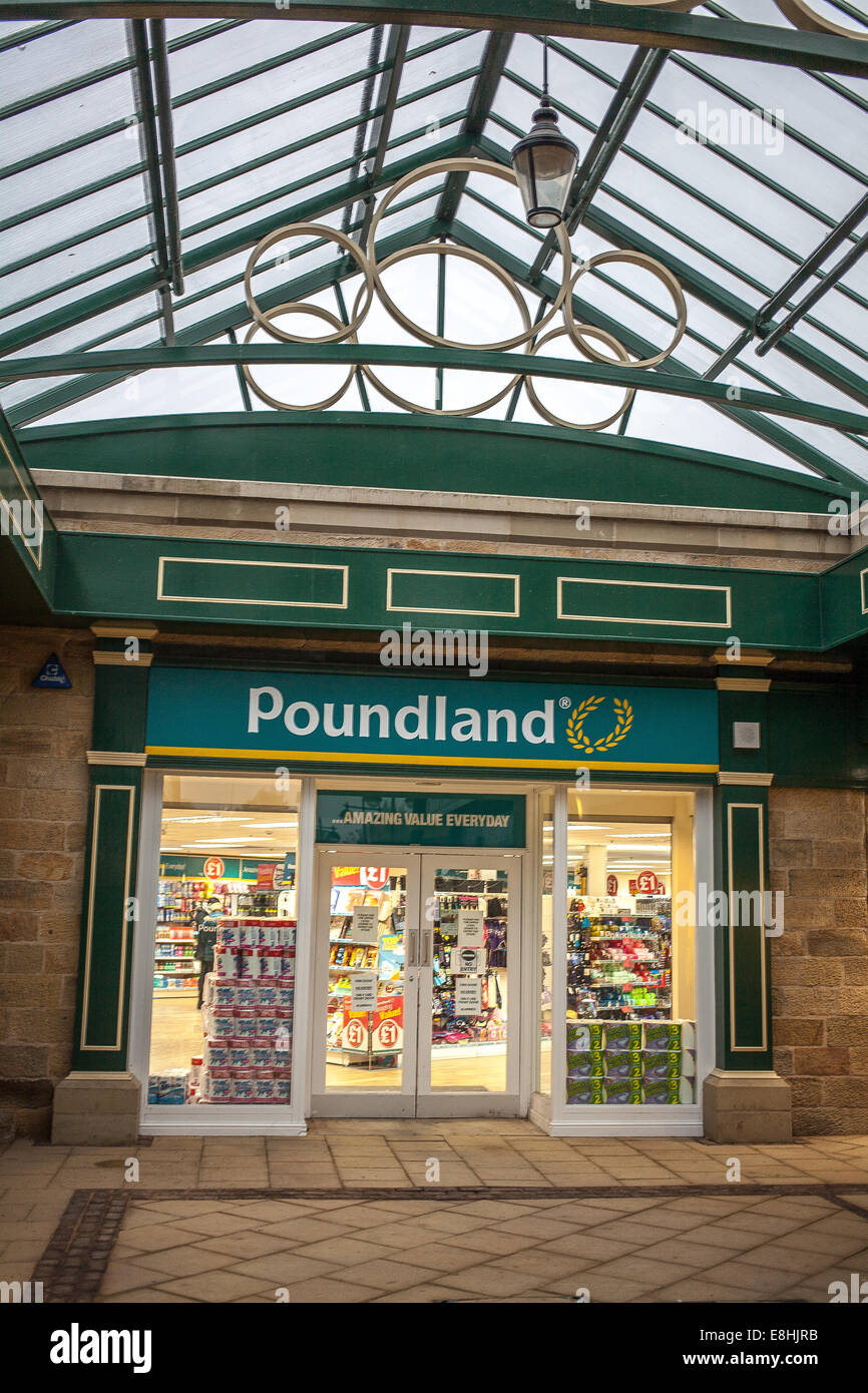 Poundland discount store in Hillsbourgh Barracks Sheffield UK Stock Photo