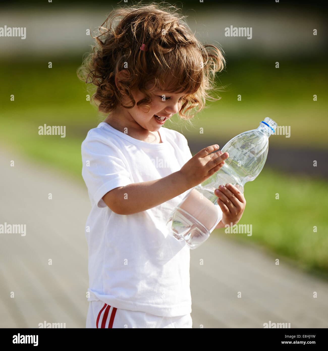 Boy water bottle hi-res stock photography and images - Alamy