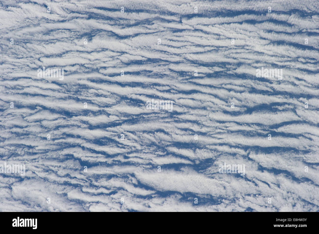 One of the Expedition 36 crew members aboard the International Space Station photographed this unusual image of what appear to b Stock Photo