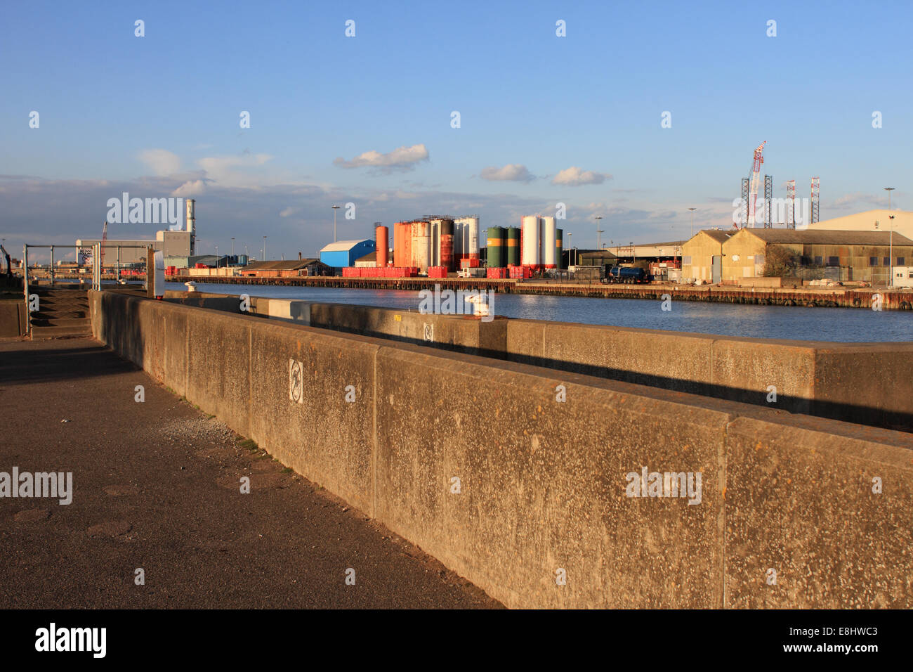 Great Yarmouth harbour, river Yare, Great Yarmouth, Norfolk, United Kingdom Stock Photo