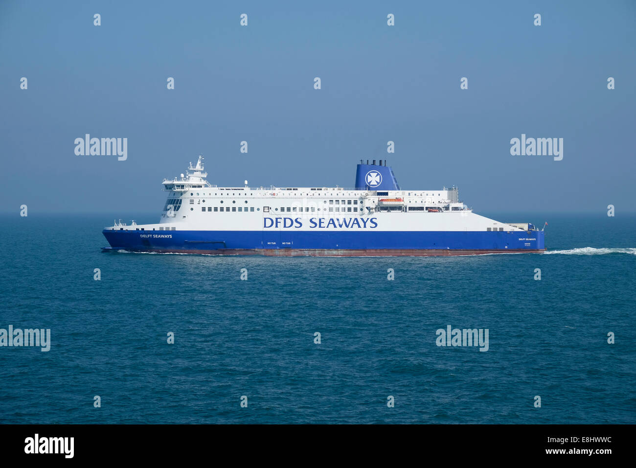 DFDS Seaways ferry on the Dover Calais route Stock Photo Alamy