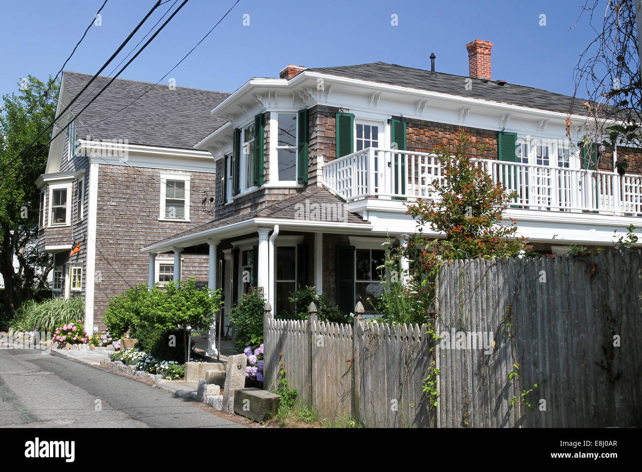 Houses in Provincetown, Massachusetts Stock Photo Alamy