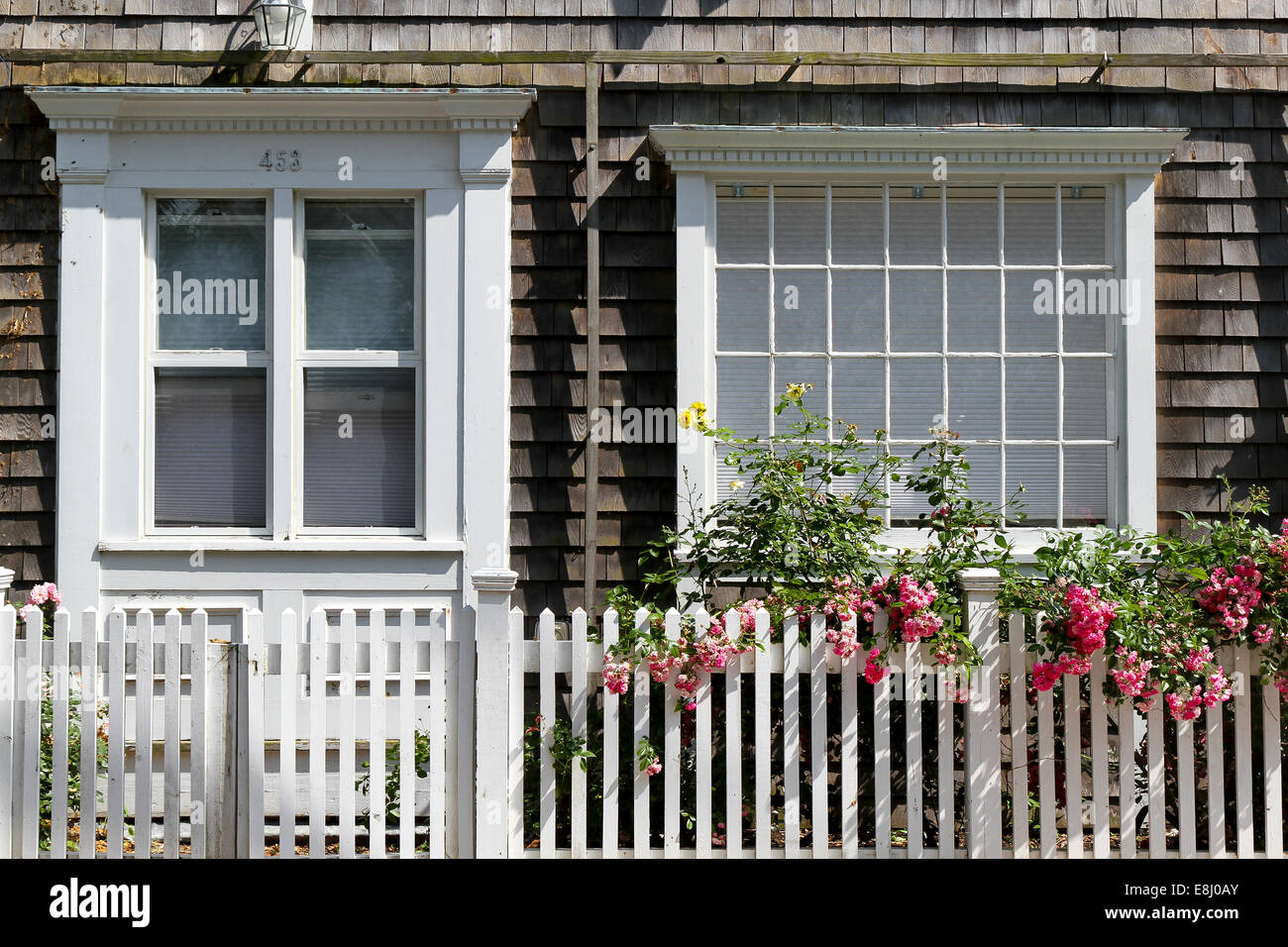 Detail of a house in Provincetown, Massachusetts Stock Photo Alamy