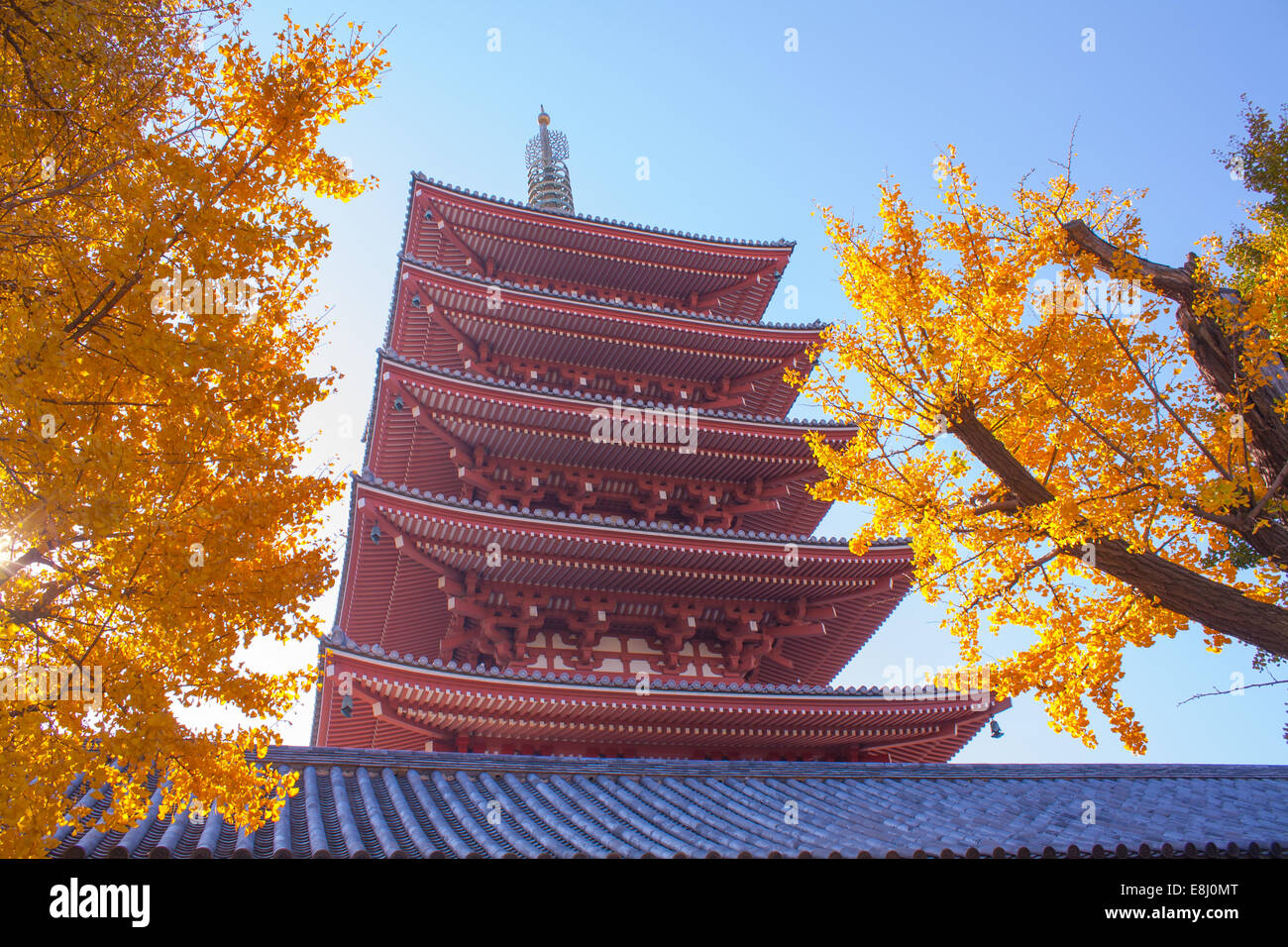 Sensoji Temple (Asakusa) is a famous temple in Tokyo,Japan Stock Photo