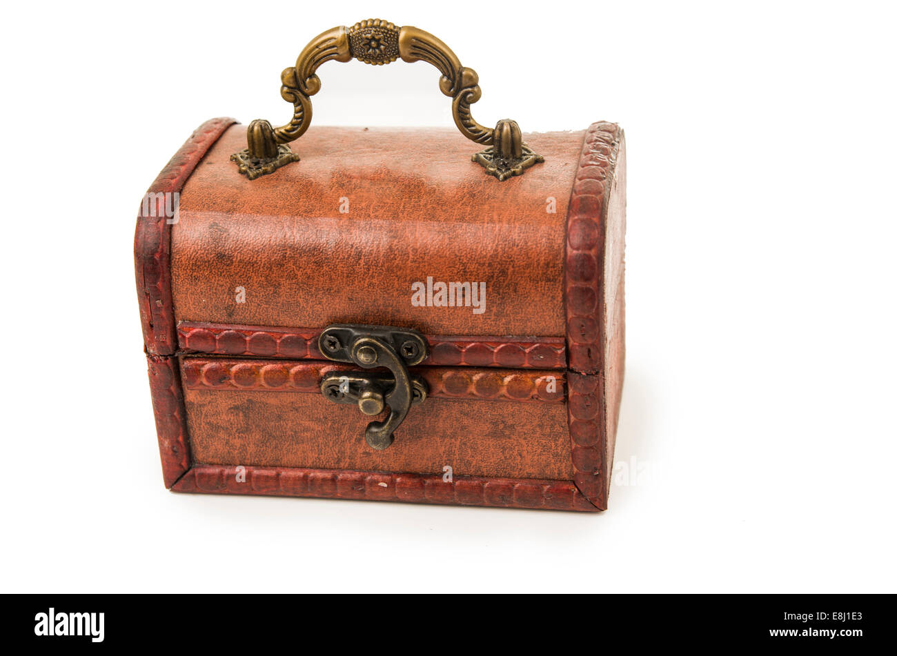 vintage wooden treasure chest toy Stock Photo Alamy