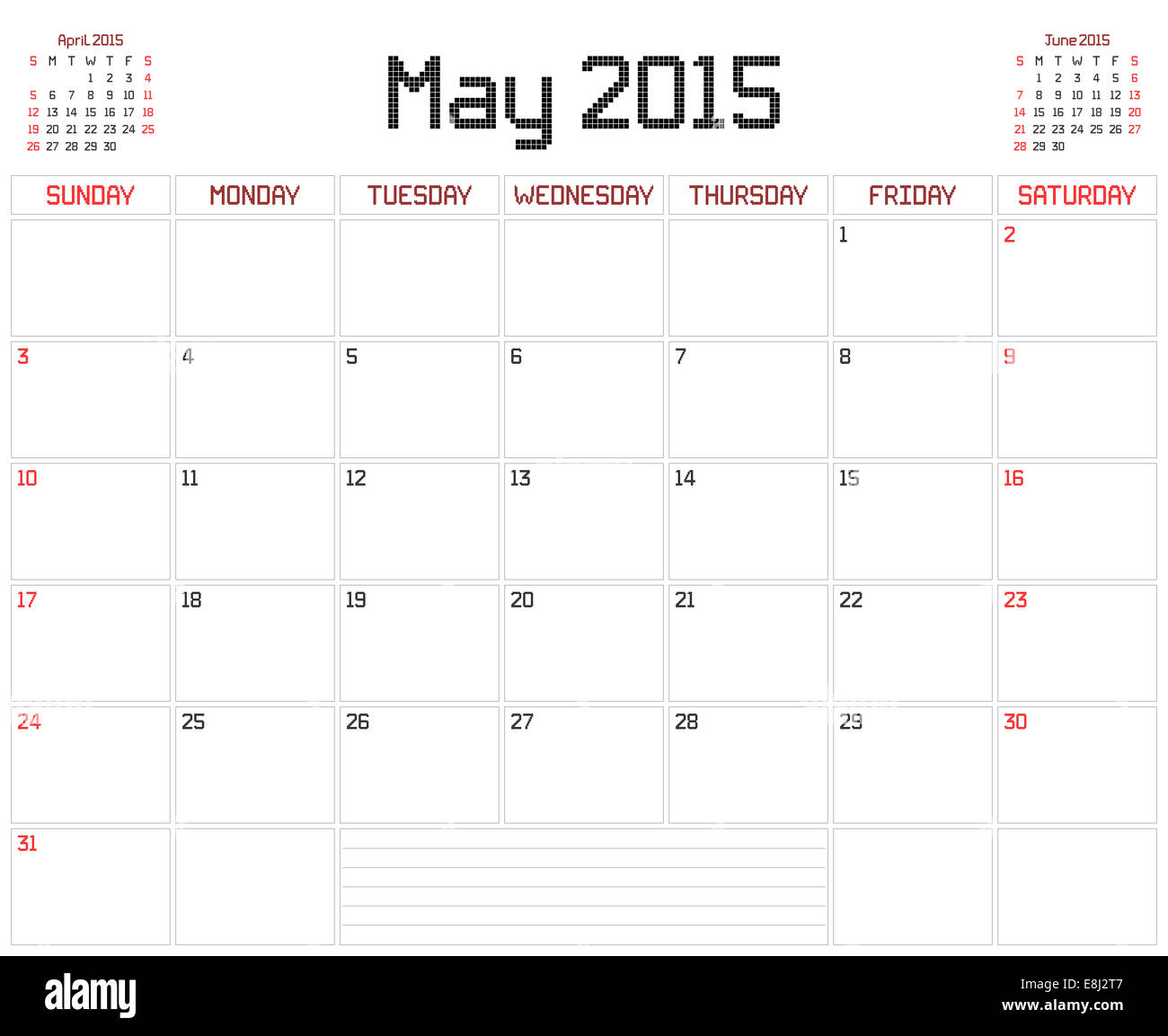 2015 English Planner-2 Calendar Vertical Months Stock Vector (Royalty Free)  169244486 | Shutterstock, image size:1300x1153