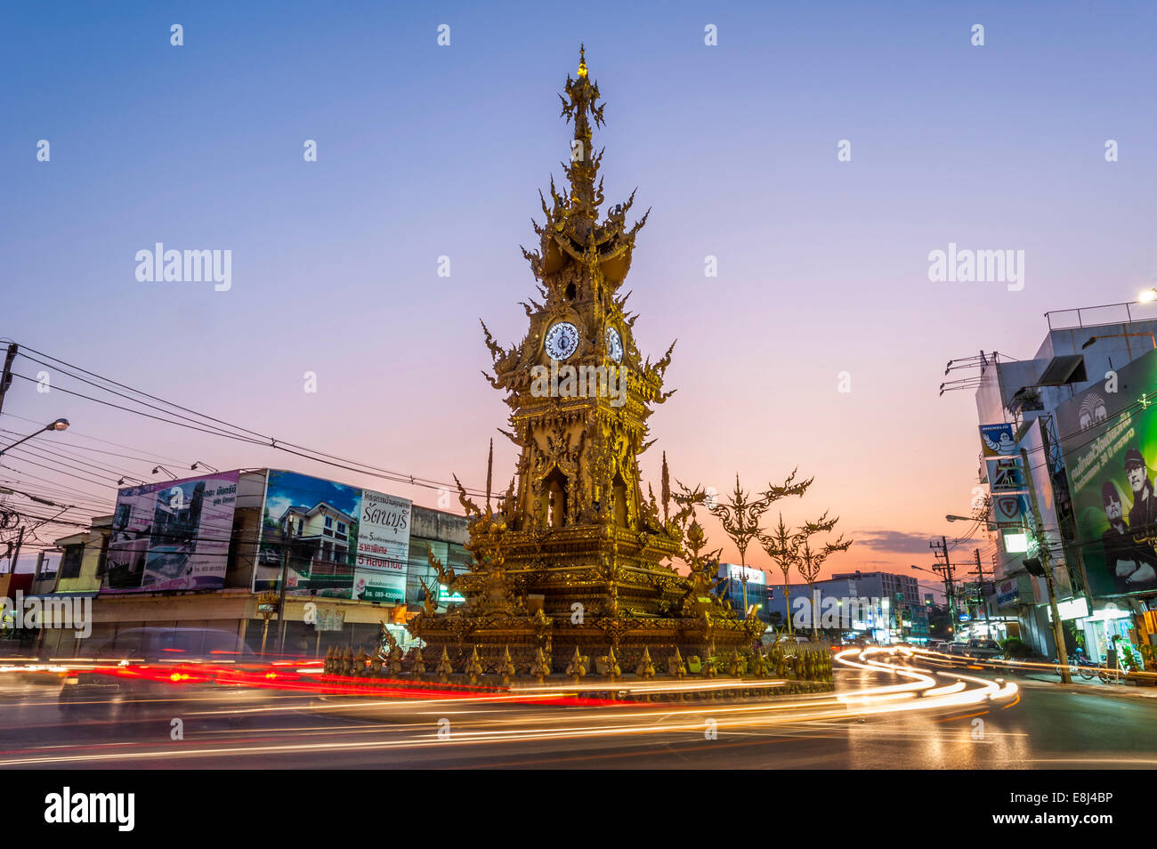 Clock tower sunset hi-res stock photography and images - Alamy