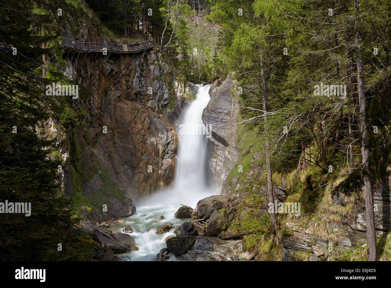 Groppenstein gorge, Obervellach, Drau, Carinthia, Austria Stock Photo