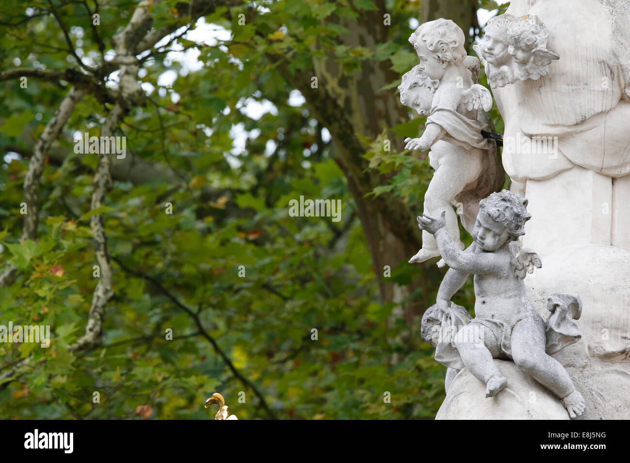 Heiligenkreuz Abbey. Angels. Stock Photo
