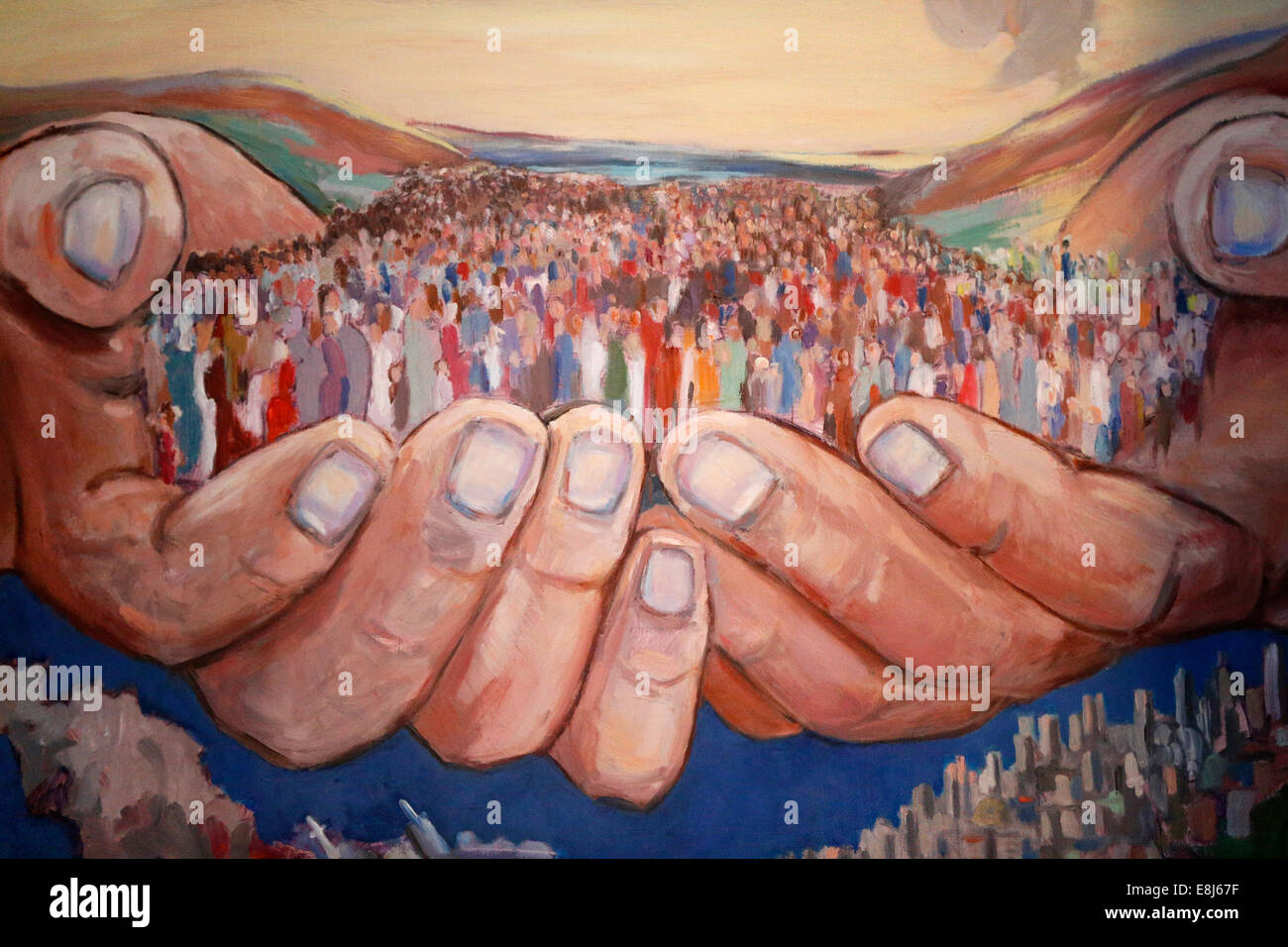 Depiction of the people of God Stock Photo Alamy