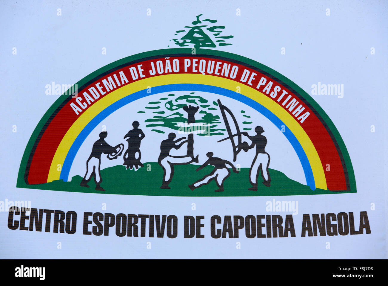 Capoeira school sign Stock Photo - Alamy