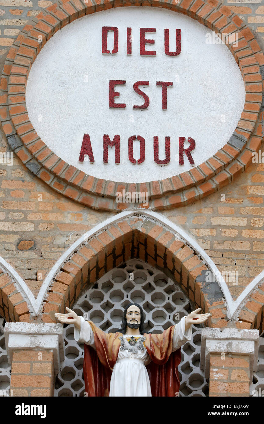 Brazzaville. God is love. Stock Photo