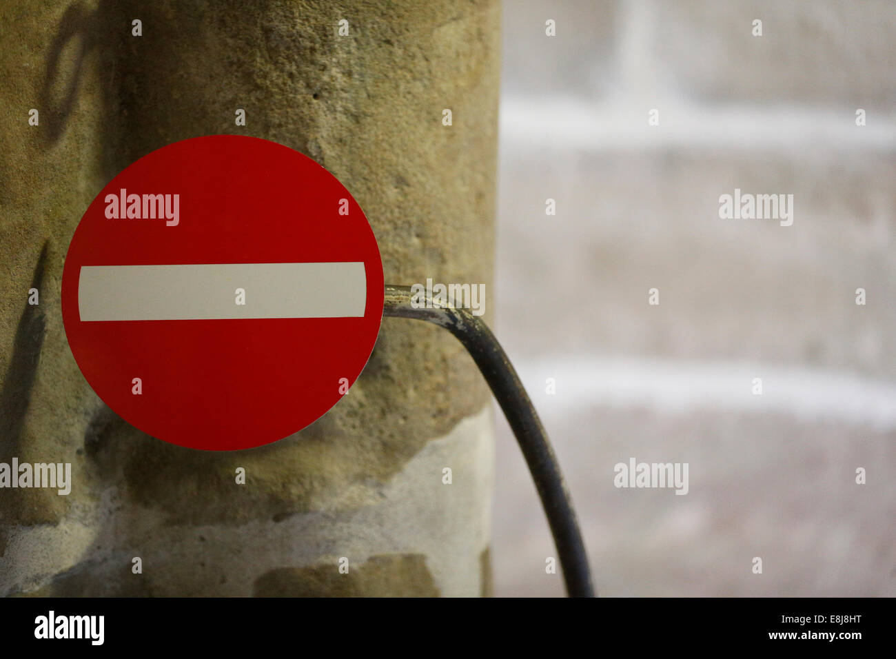 One way. Stock Photo