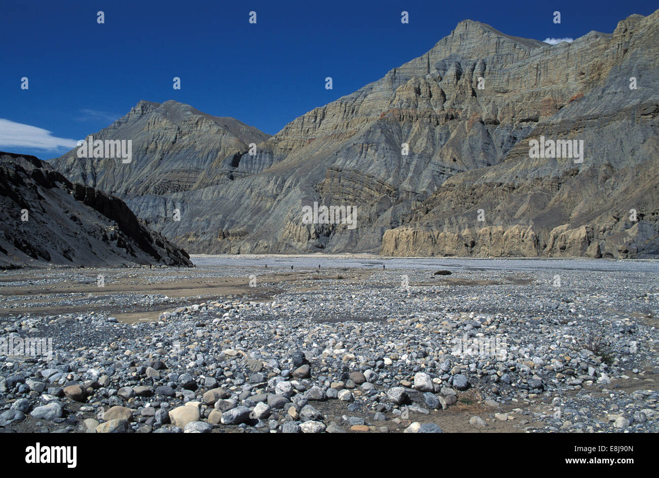 Kali Gandaki Gorges, Mustang Stock Photo