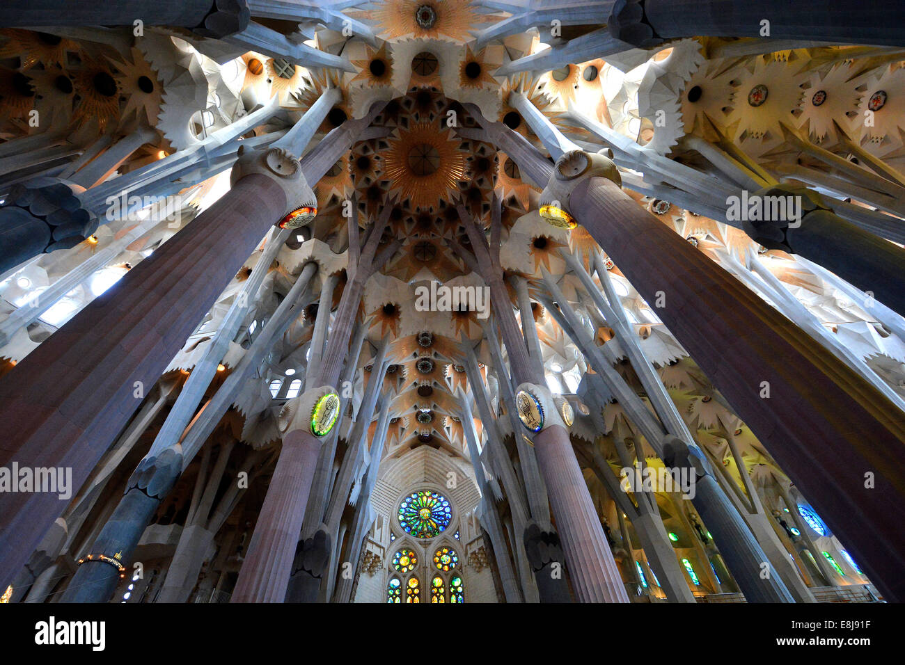 Sagrada Familia. Basilica and Expiatory Church of the Holy Family in ...