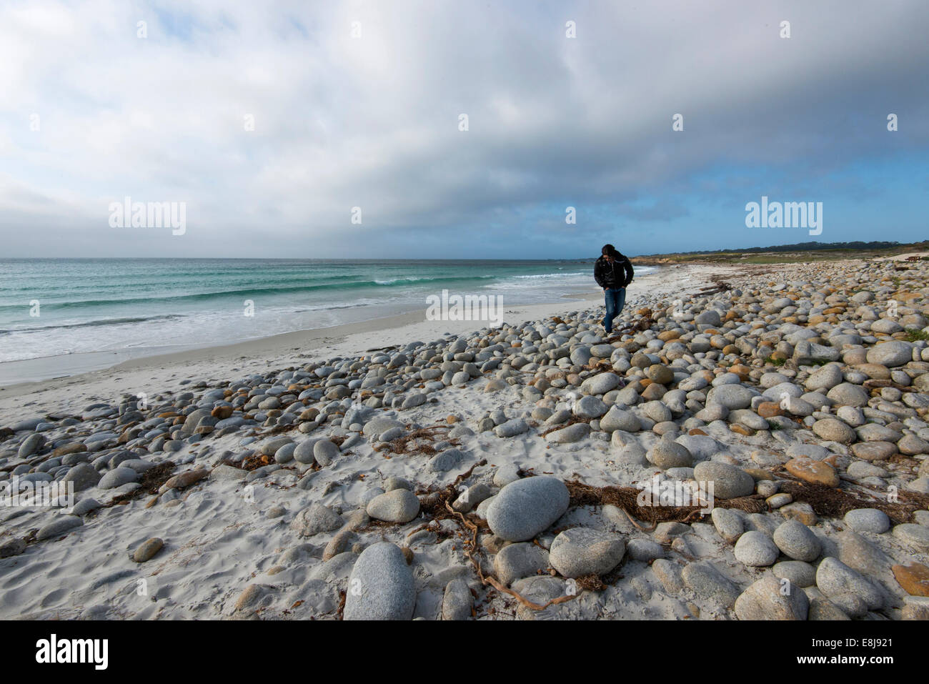 Spanish Bay beach, Monterey Stock Photo Alamy