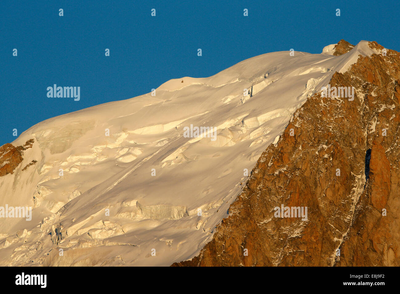 French Alps. Mont Blanc massif Stock Photo - Alamy