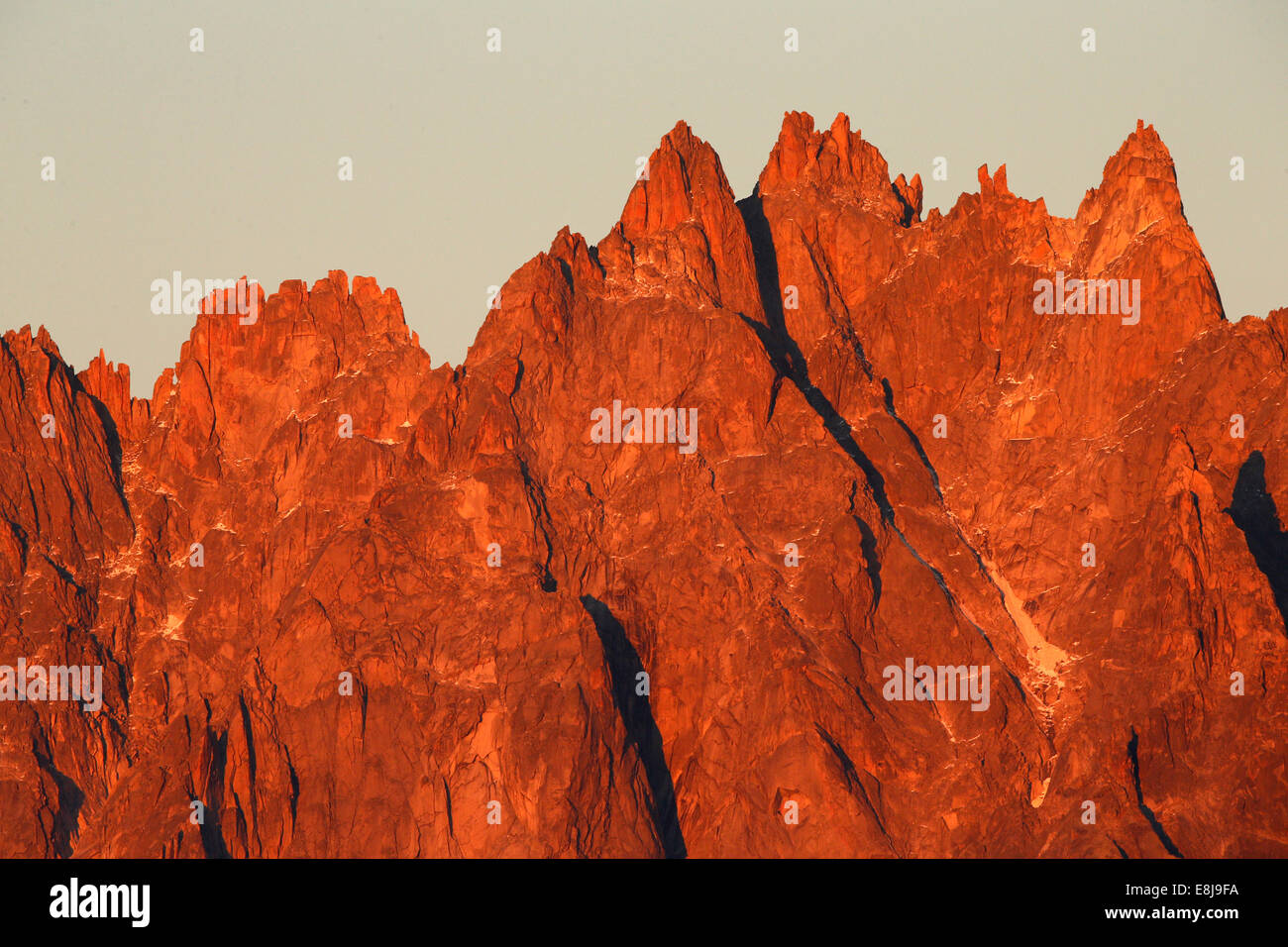 French Alps. Mont Blanc massif Stock Photo - Alamy