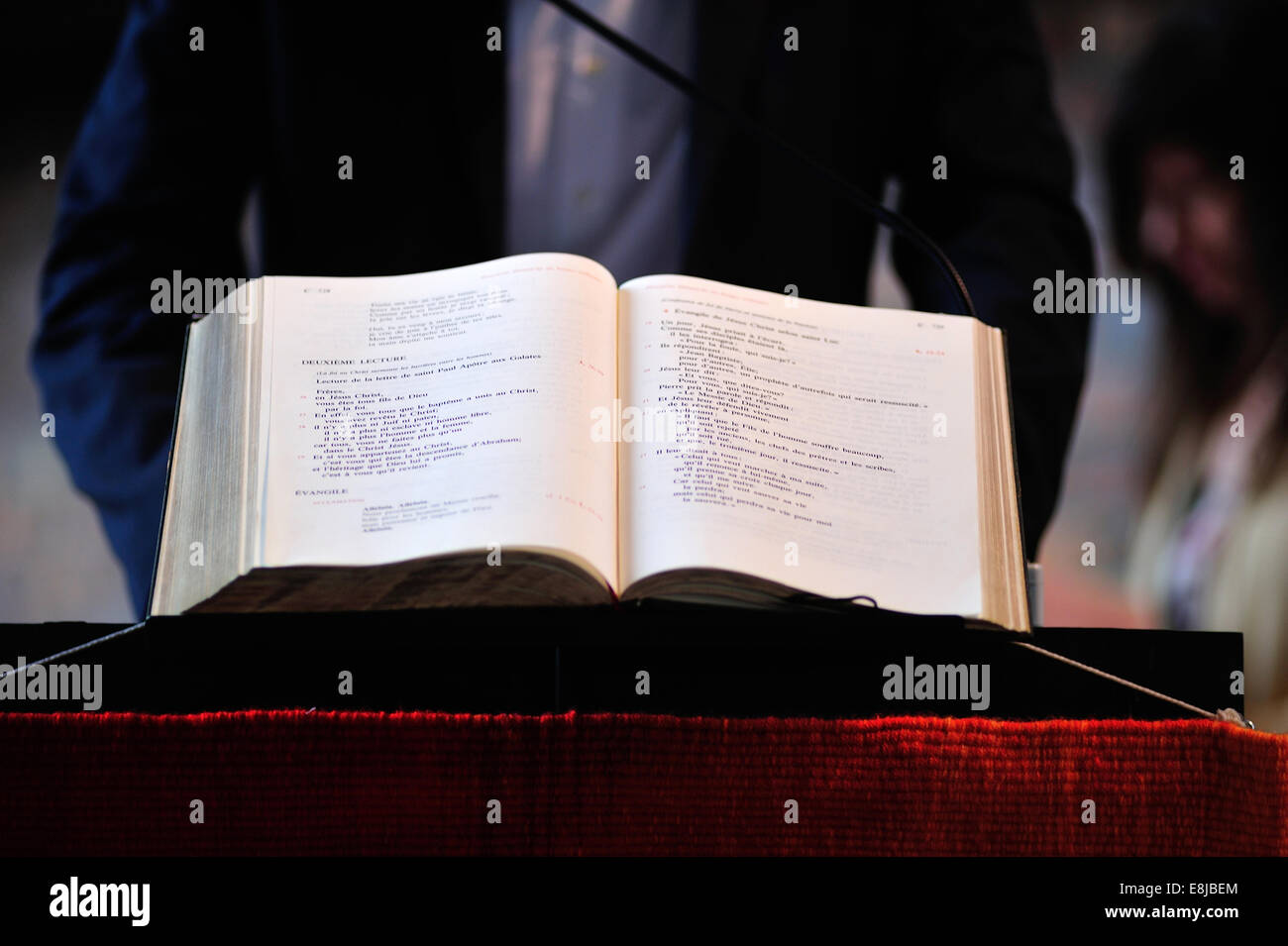 Open Bible. Stock Photo