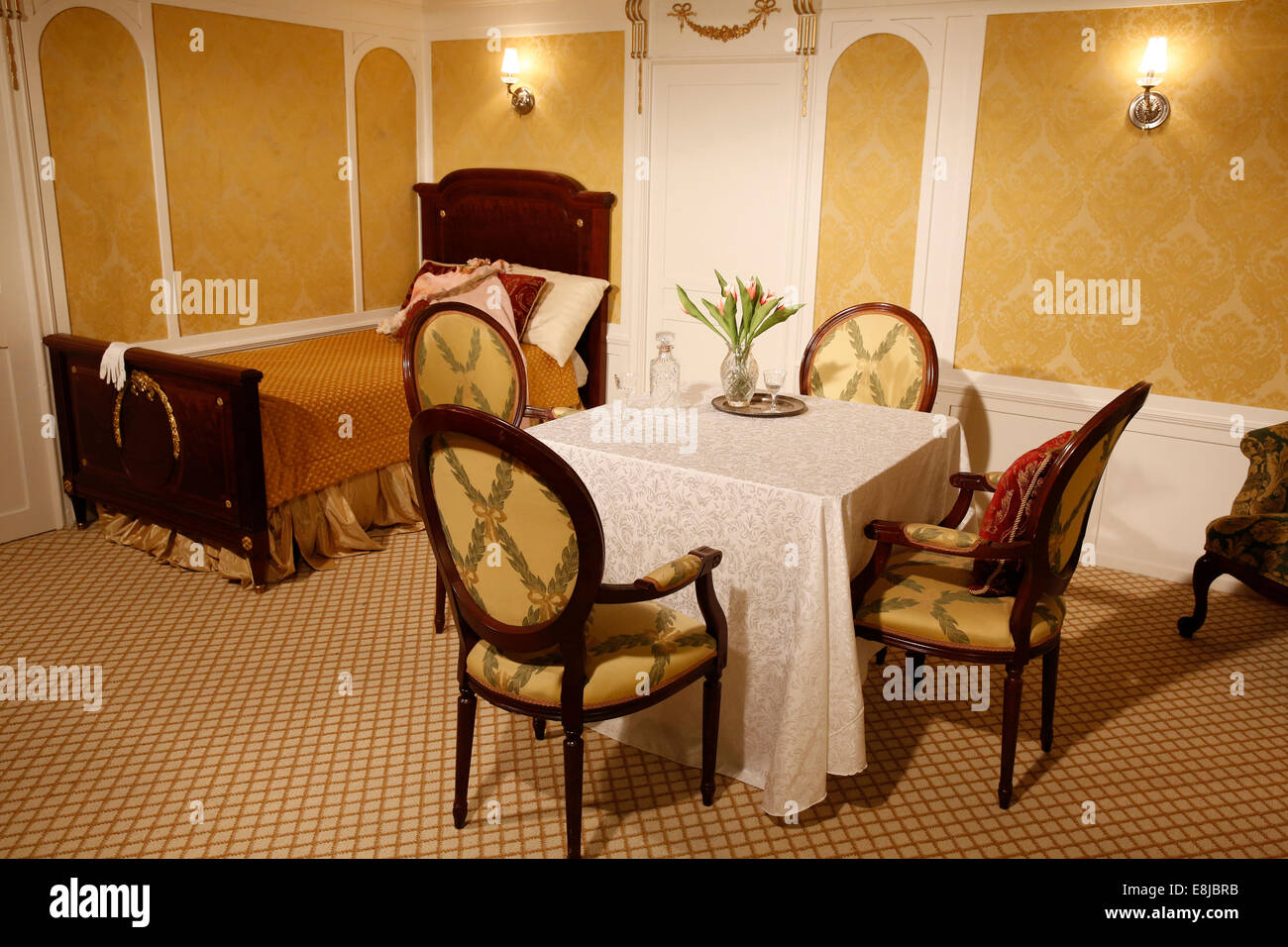 First Class Luxury Cabin Stock Photos First Class Luxury