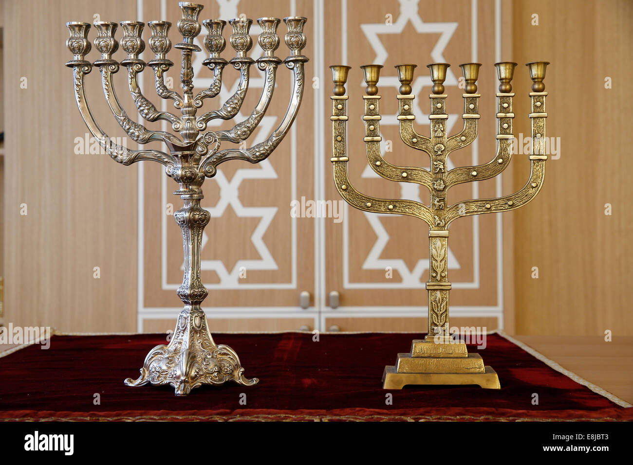 Hanukkah and Menorah Stock Photo Alamy