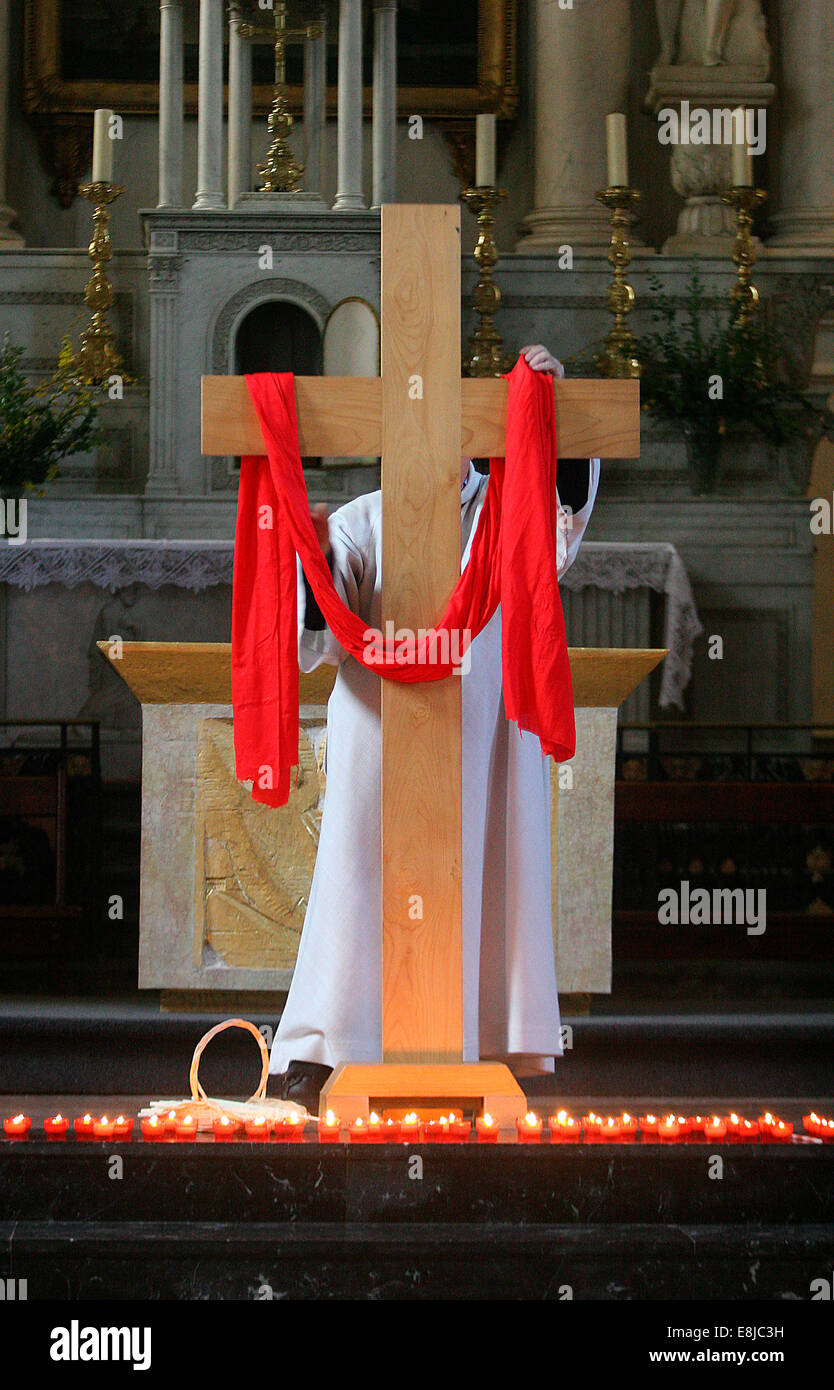 Easter week ritual Stock Photo Alamy