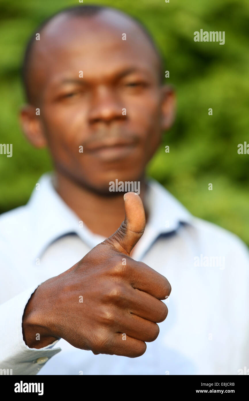 Positive african man in hi-res stock photography and images - Alamy