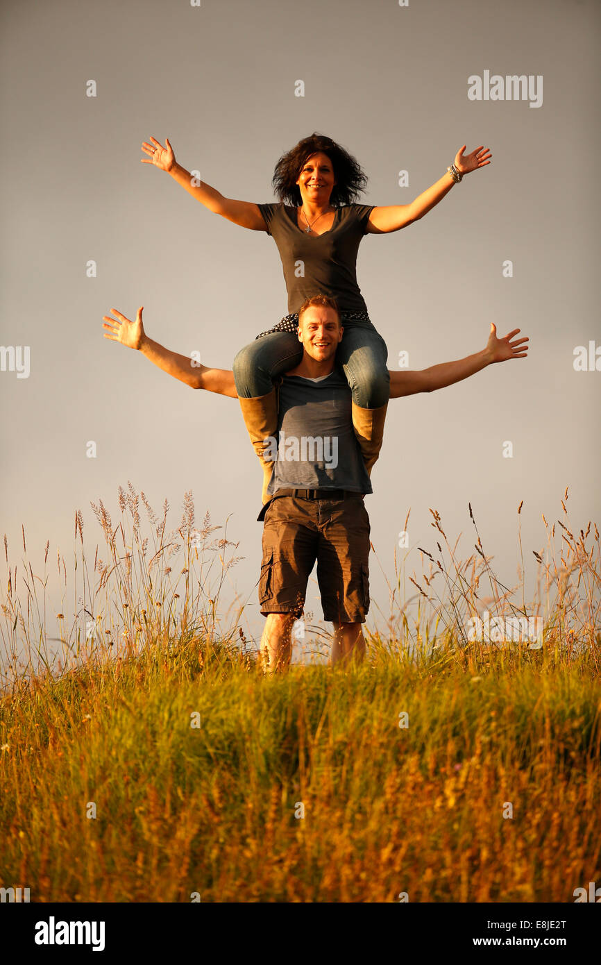Hiking in nature hi-res stock photography and images - Alamy