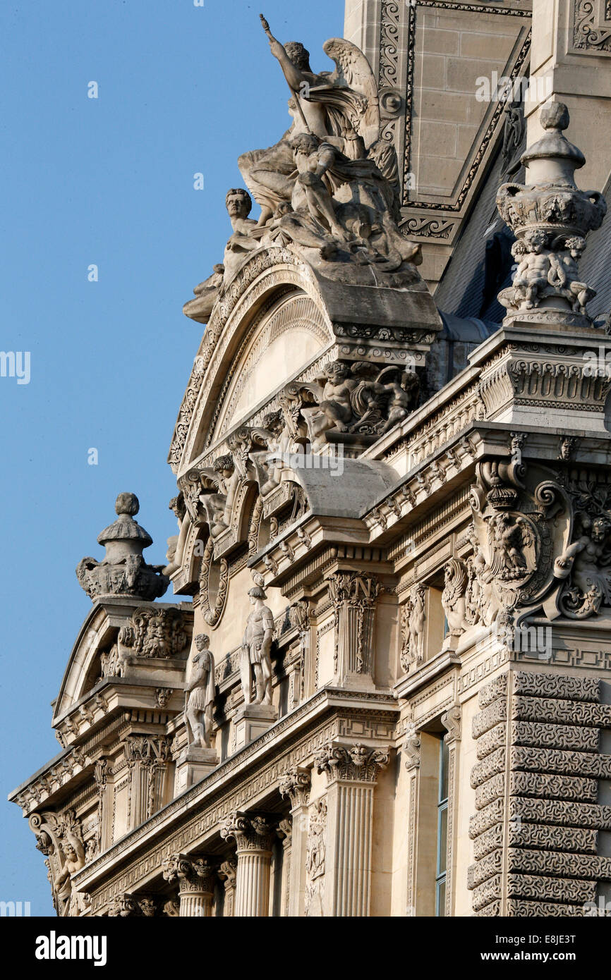 Palais du Louvre. Stock Photo
