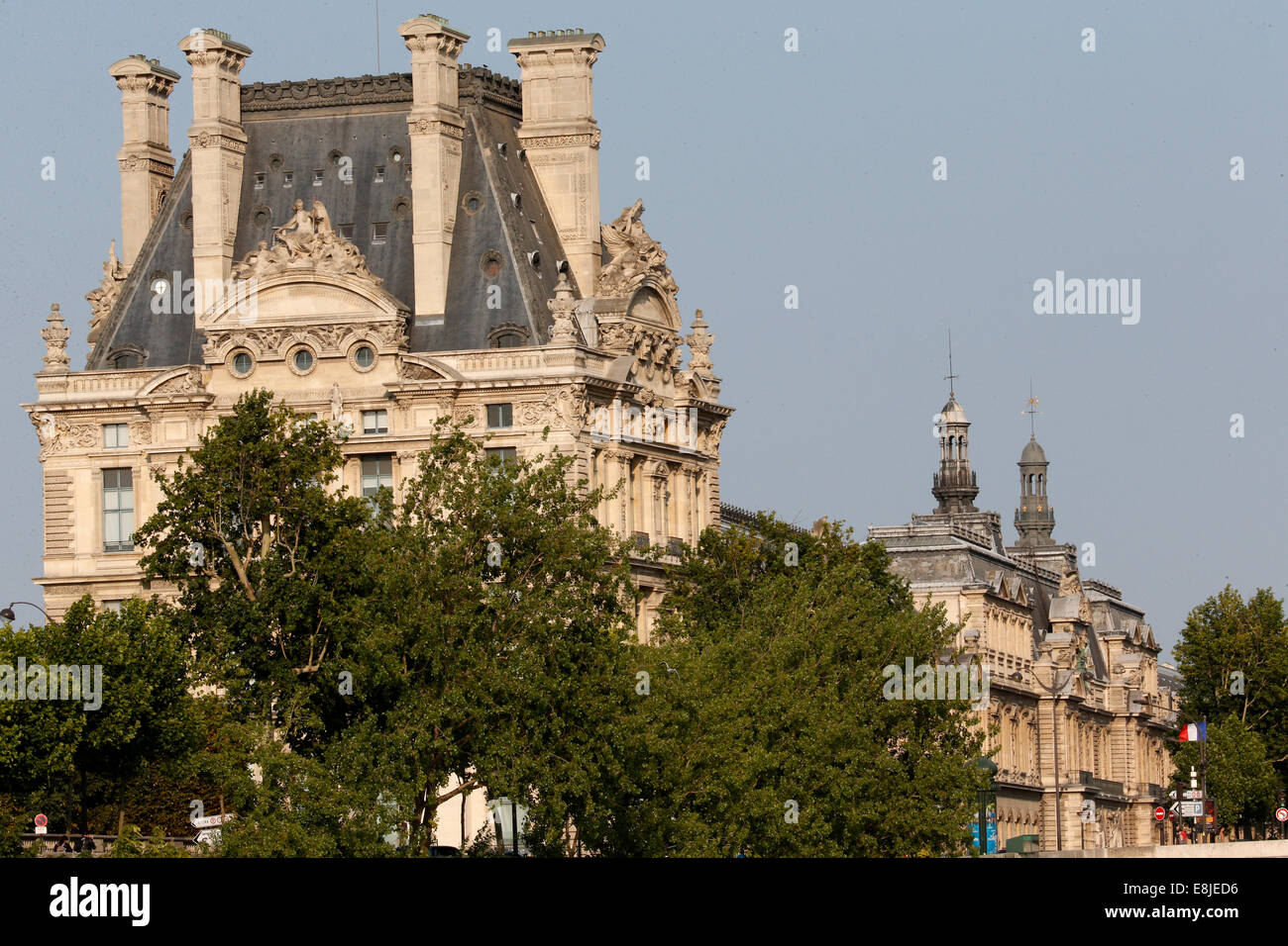 Palais du Louvre. Stock Photo