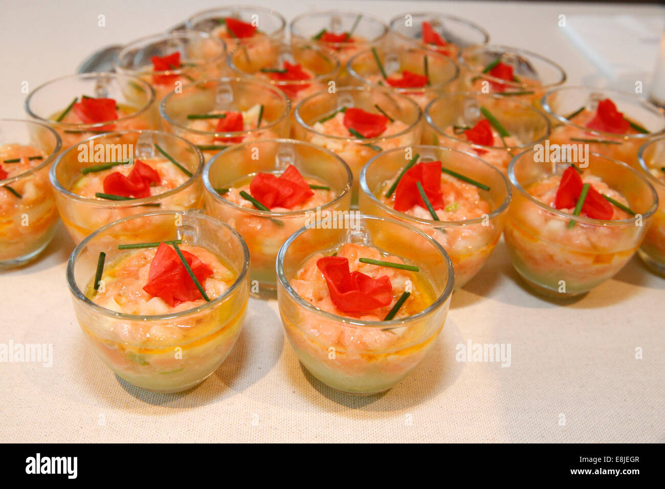 Buffet. Fish dishes Stock Photo Alamy