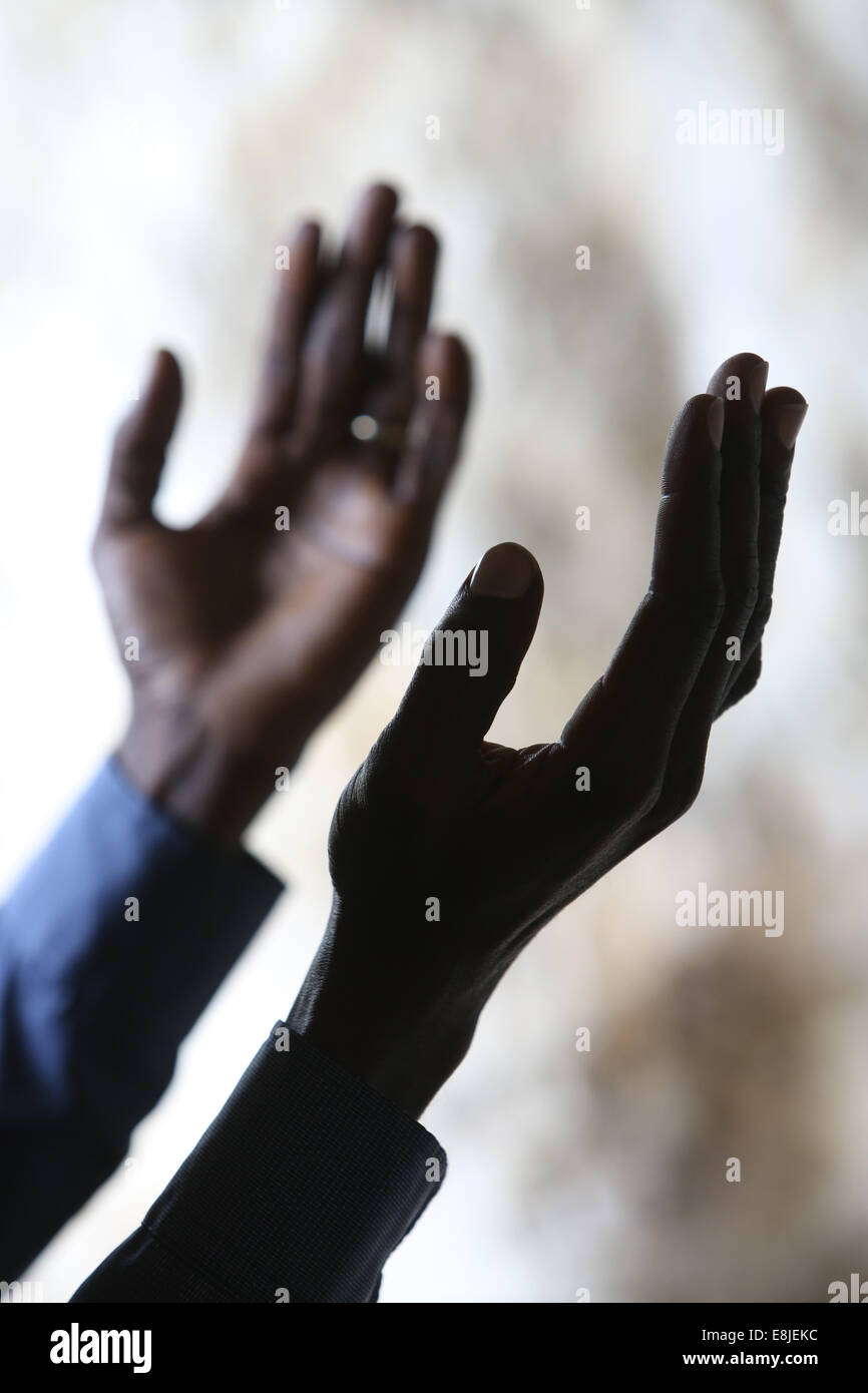 Praying hand gesture hi-res stock photography and images - Alamy