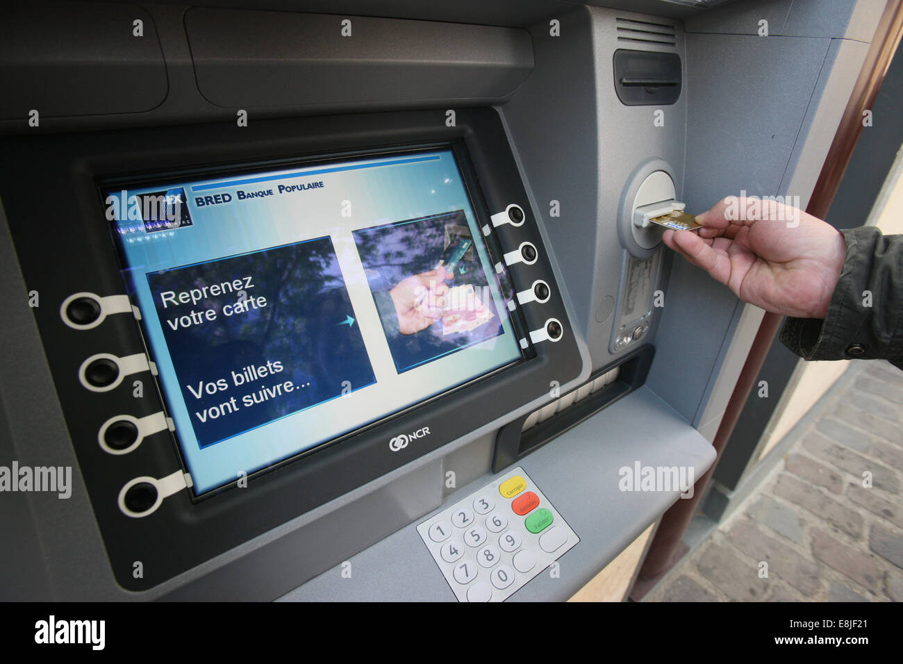 Automated Teller Machine Stock Photo