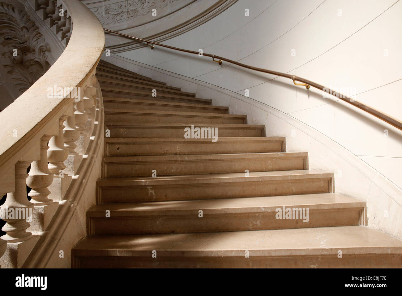 Lille Fine Arts museum. Staircase. Stock Photo
