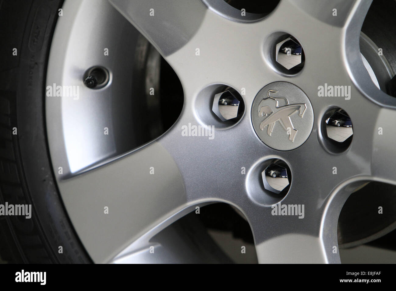 Automobile rim. Stock Photo