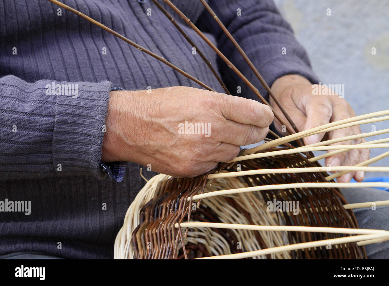 Basketry. Stock Photo