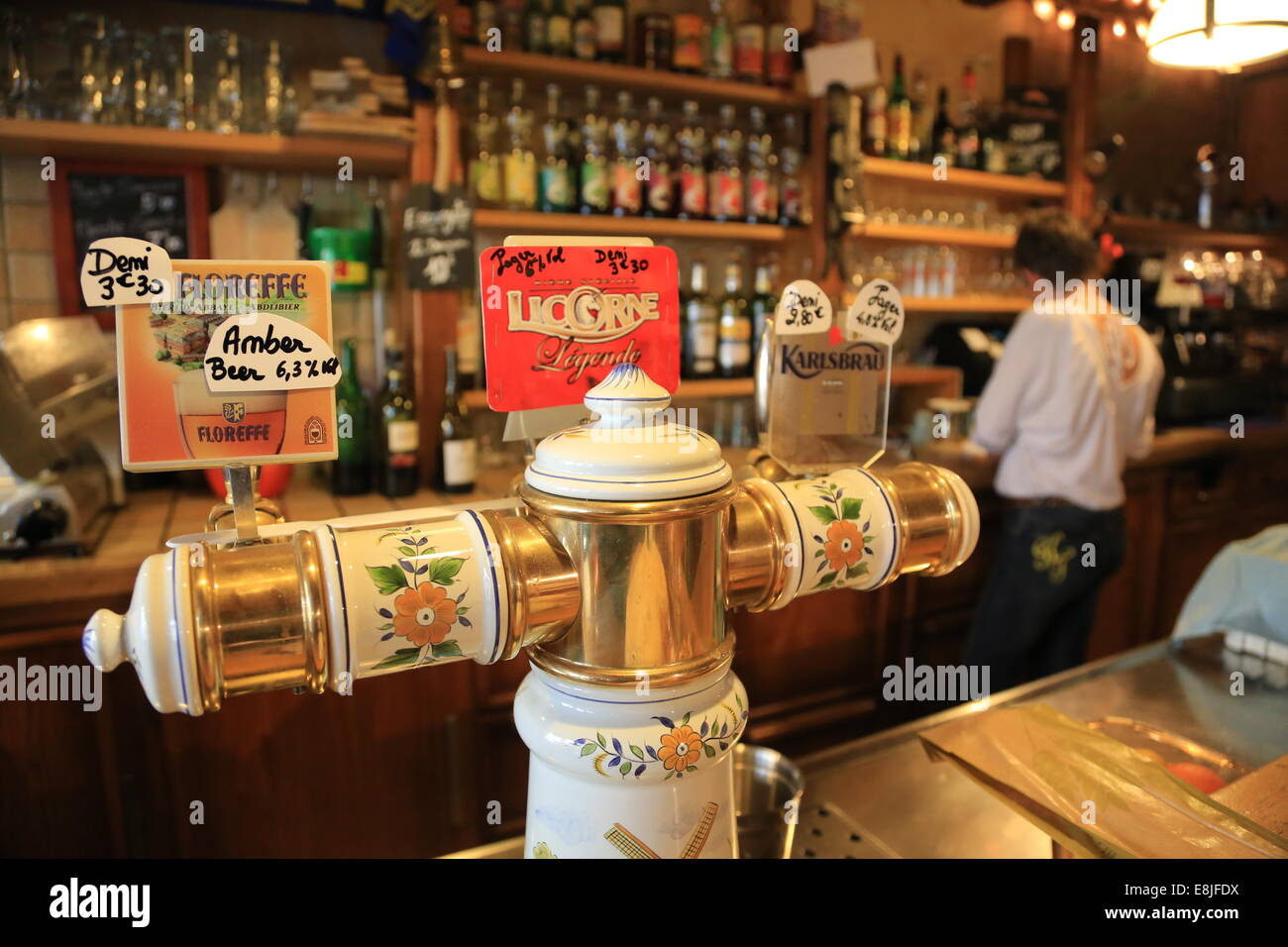 Beer dispenser. Stock Photo