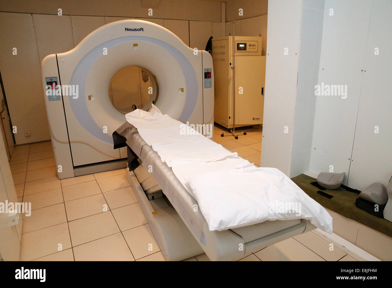 Scanner made in China Stock Photo